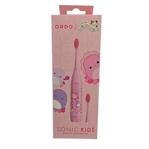Ordo Sonic Kids Toothbrush Pink Squishmallows Auggie Battery Powered Kawaii NEW